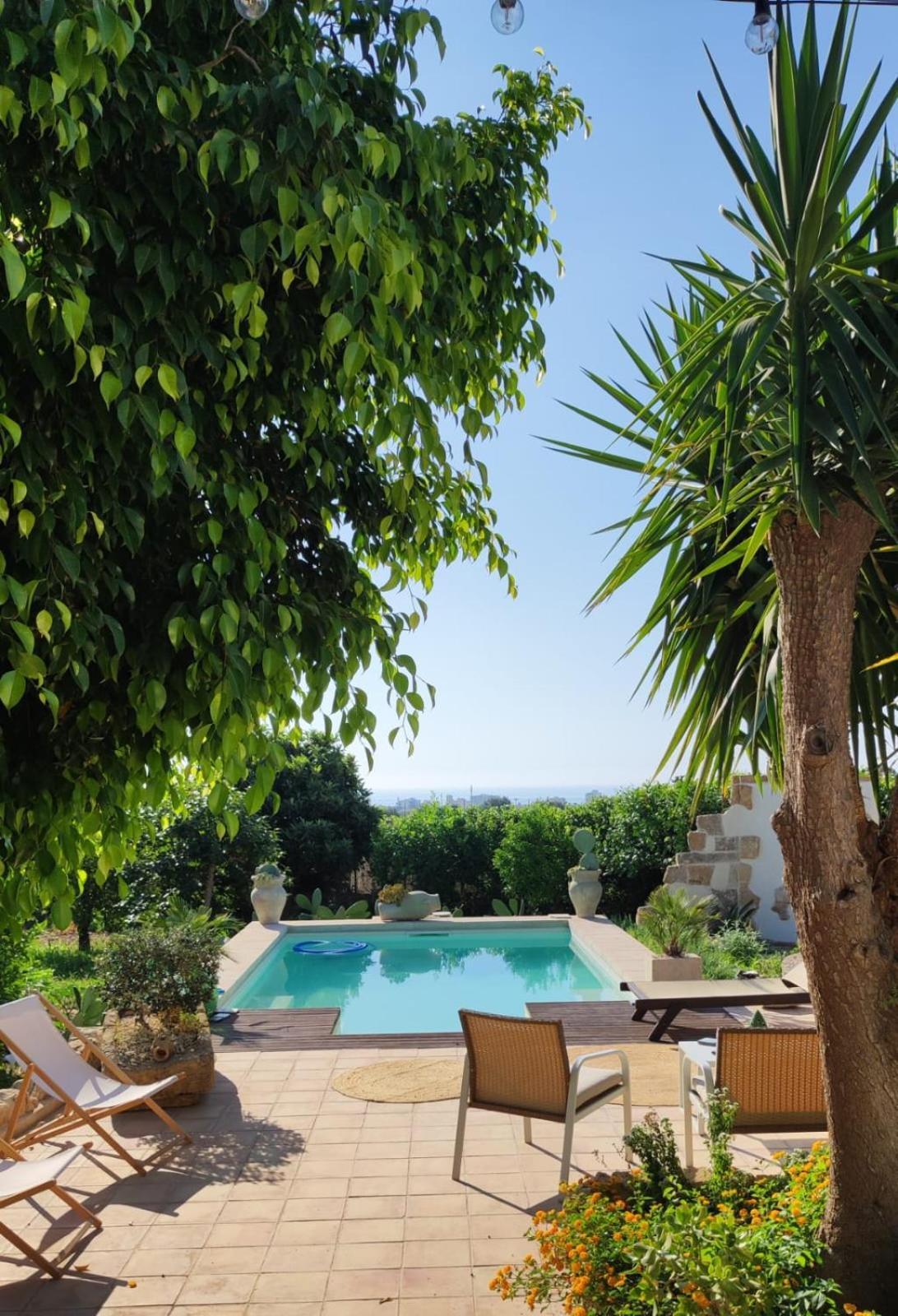 La Virgy Per Noto With Share Swimming Pool With Wonderful Sea View Villa Avola Exterior photo